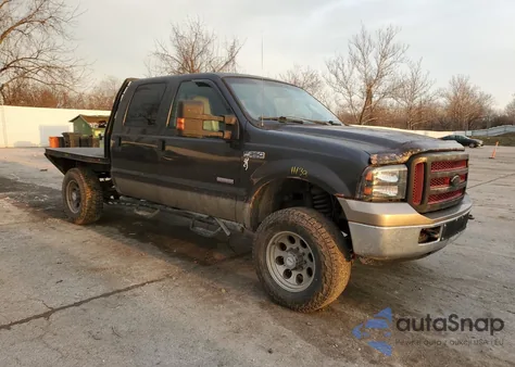 2005 Ford F350 Srw Super Duty из США, поврежденный, VIN 1FTWW31P85EB24114